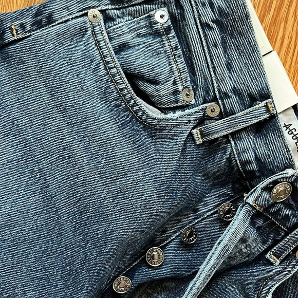 NWT AGolde 90’sPinch Waist High Rise Straight Size 24 - Picture 15 of 17